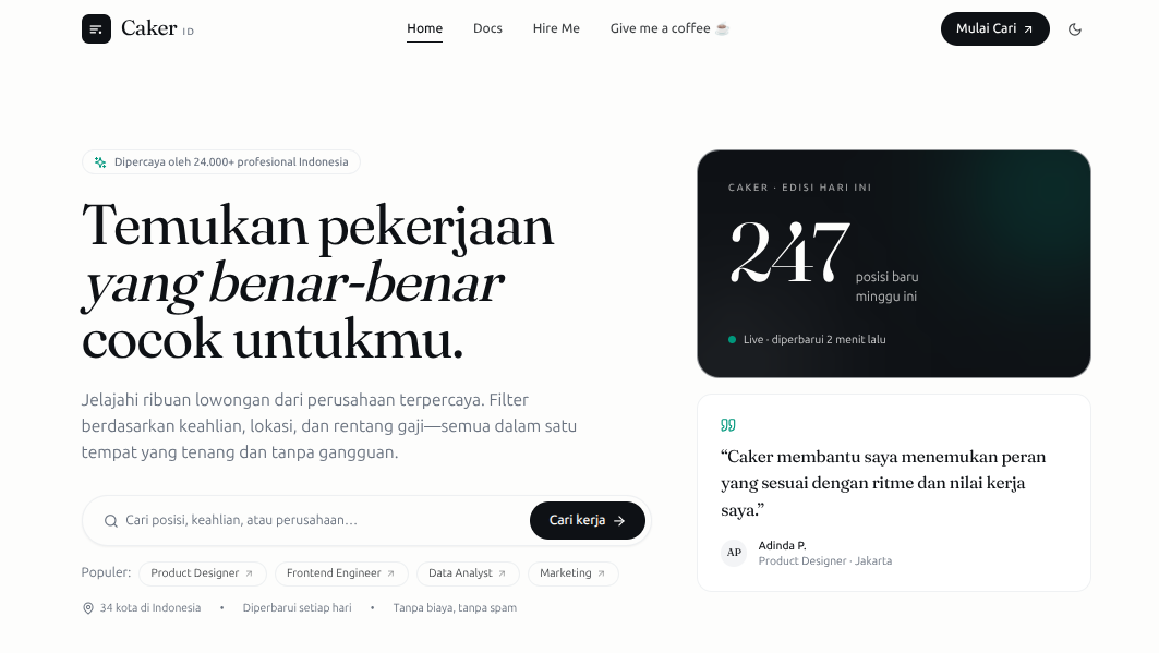 Caker.id | Job Portal