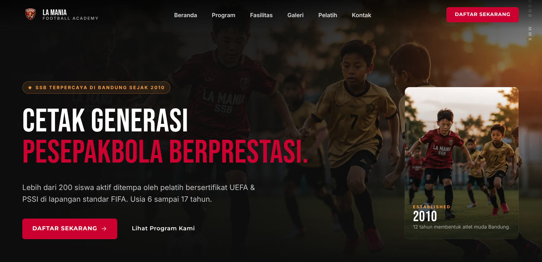 La Mania Academy Football