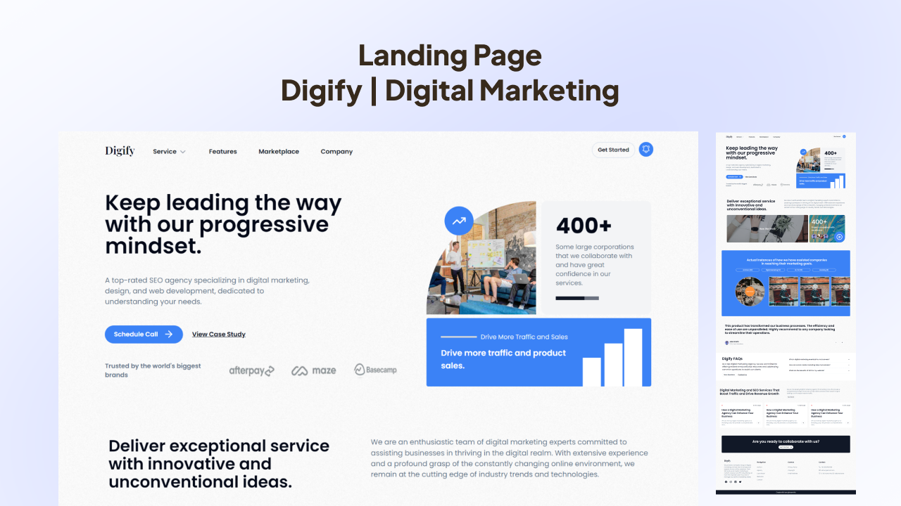 Digify | Digital Marketing Landing Page